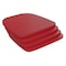 Flash Furniture 4PK Red Poly Resin Seats for Stools & Chairs, 4PK 4-JJ-SEA-PL01-RED-GG - alternate 9